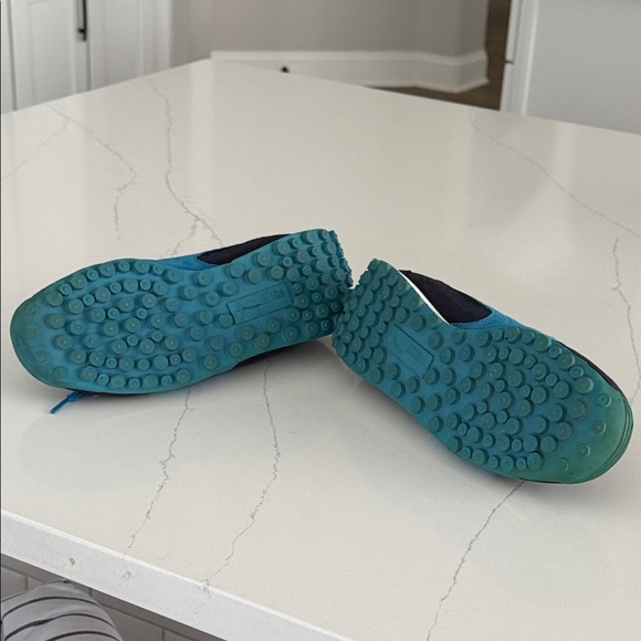 Puma Women's Navy and Teal Sneakers in size 8 W - Picture 9 of 10
